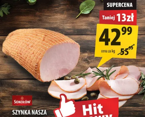Szynka nasza promocja w Arhelan