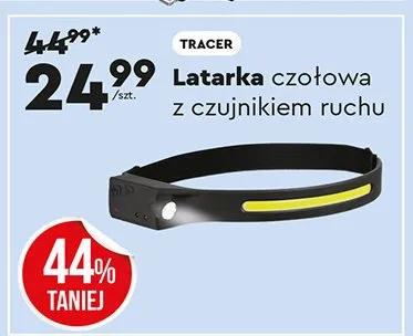 Latarka czołowa z czujnikiem ruchu promocja w Biedronka Home