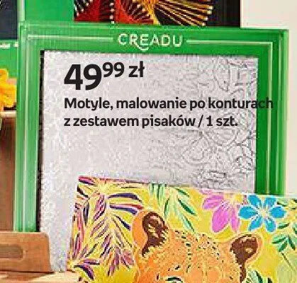 Motyle malowanie po konturach z zestawem pisaków Creadu promocja w Empik