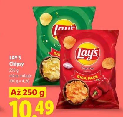 Chipsy Lay's promocja w Lidl