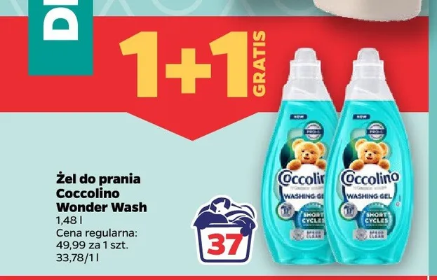 Żel do prania Coccolino Wonder Wash promocja w Netto