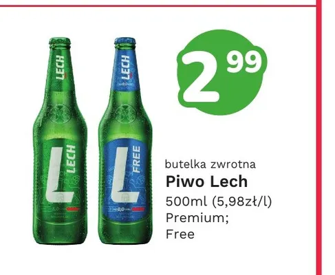 Piwo Lech Premium promocja w Limonka