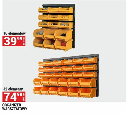 Organizer warsztatowy 32 elementy promocja w Merkury Market