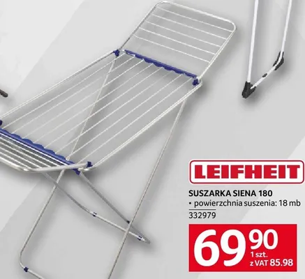 Suszarka Siena 180 Leifheit 18 mb 332979 promocja w Selgros