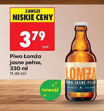 Piwo jasne pełne promocja w Biedronka