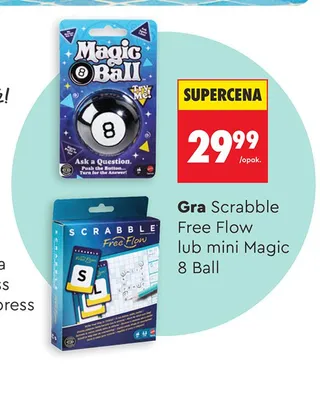 Gra Mattel Scrabble Free Flow promocja w Biedronka