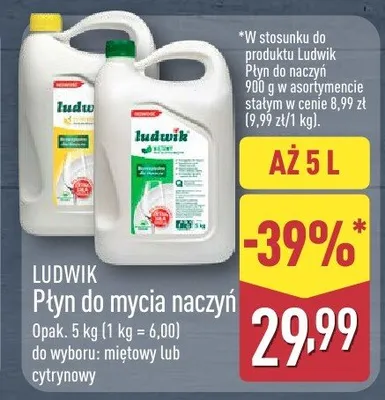 Płyn do mycia naczyń cytrynowy promocja w Aldi