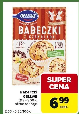 Babeczki z czekoladą różne rodzaje promocja w Carrefour Express