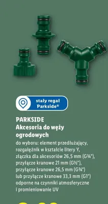 Akcesoria do węży ogrodowych promocja w Lidl