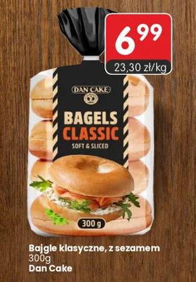 Bajgle z sezamem Dan Cake promocja w Market Point