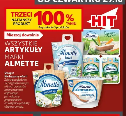 Artykuły marki Almette promocja w Kaufland