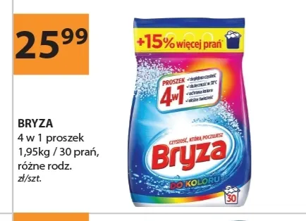 Proszek do prania 4 w 1 Bryza promocja w Drogerie Laboo