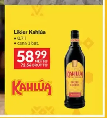 Likier Kahlúa promocja w Makro
