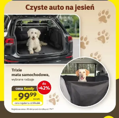 Mata samochodowa Trixie promocja w Super Zoo