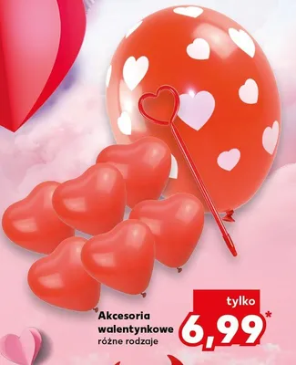 Akcesoria walentynkowe promocja w Kaufland