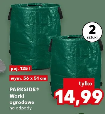 Worki ogrodowe na odpady promocja w Kaufland