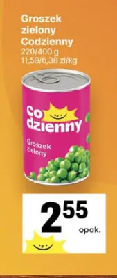 Groszek zielony Codzienny promocja w Delikatesy Centrum
