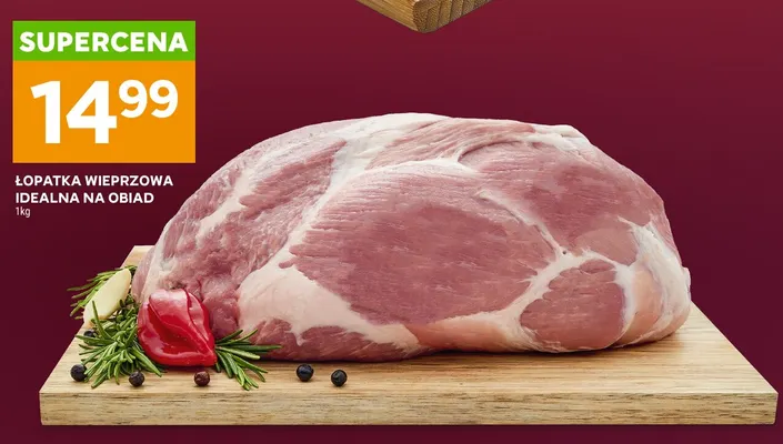 Łopatka wieprzowa idealna na obiad promocja w Stokrotka
