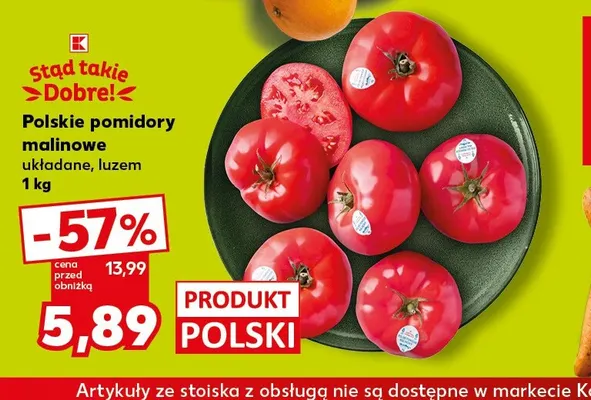 Polskie pomidory malinowe Stąd Takie Dobre! promocja w Kaufland