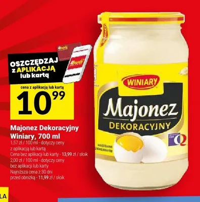 Majonez Dekoracyjny Winiary promocja w Twój Market