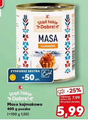 Masa kajmakowa promocja w Kaufland