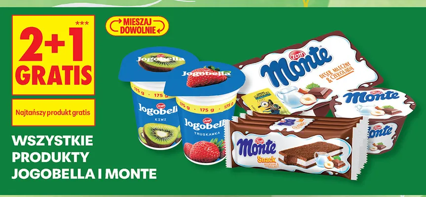 Jogurt Jogobella kiwi promocja w Biedronka