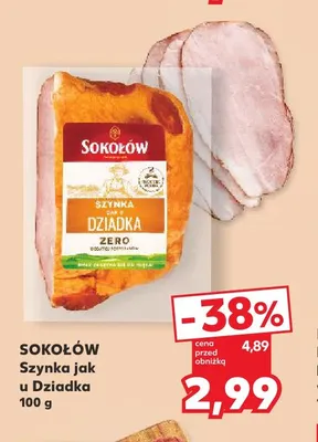 Szynka jak u Dziadka Sokołów promocja w Kaufland