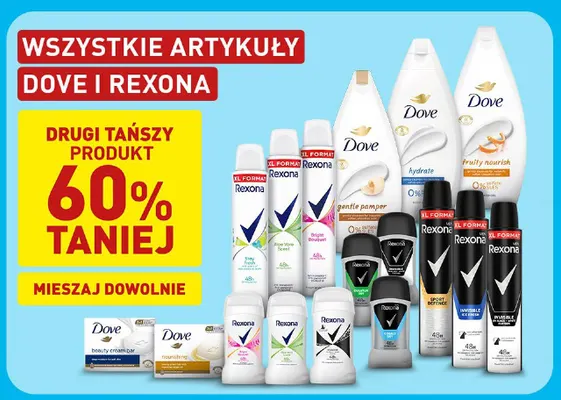 Artykuły Dove i Rexona promocja w Aldi