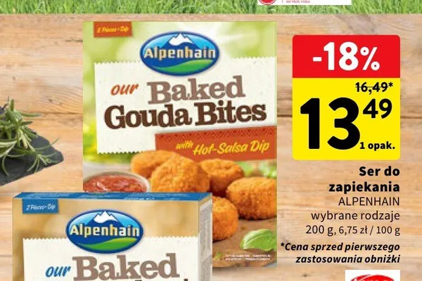 Ser do zapiekania Alpenhain Baked Camembert Classic promocja w Intermarche