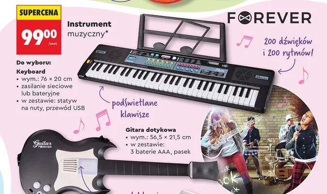 Instrument muzyczny promocja w Biedronka