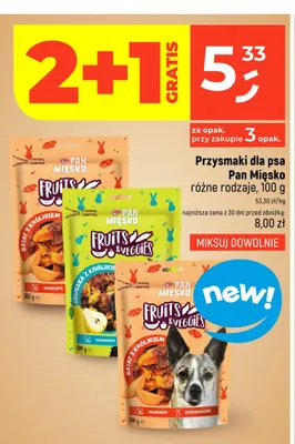Przysmak dla psa Pan Mięsko Fruits & Veggies Batat z królikiem promocja w Dealz