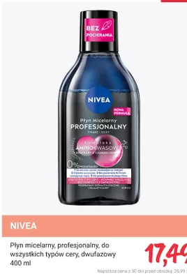 Płyn micelarny, profesjonalny, do wszystkich typów cery, dwufazowy promocja w Rossmann