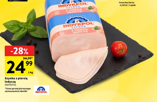 Szynka z piersią indyczą Indykpol promocja w Intermarche