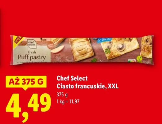 Ciasto francuskie, XXL promocja w Lidl