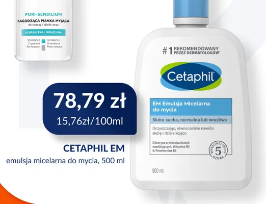 Emulsja micelarna do mycia Cetaphil EM promocja w DOZ.PL