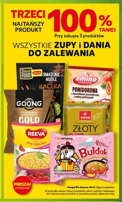 Zupy i dania do zalewania promocja w Kaufland