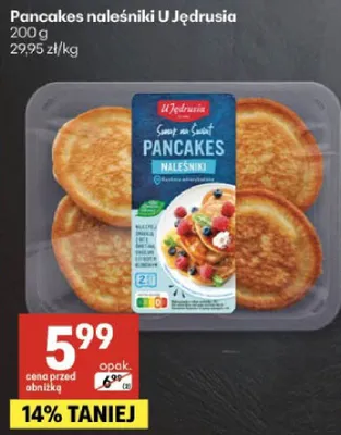 Pancakes naleśniki promocja w Delikatesy Centrum
