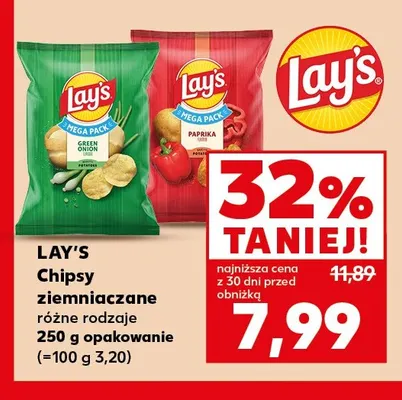 Chipsy ziemniaczane Lay's promocja w Kaufland