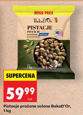 Pistacje prażone solone promocja w Biedronka