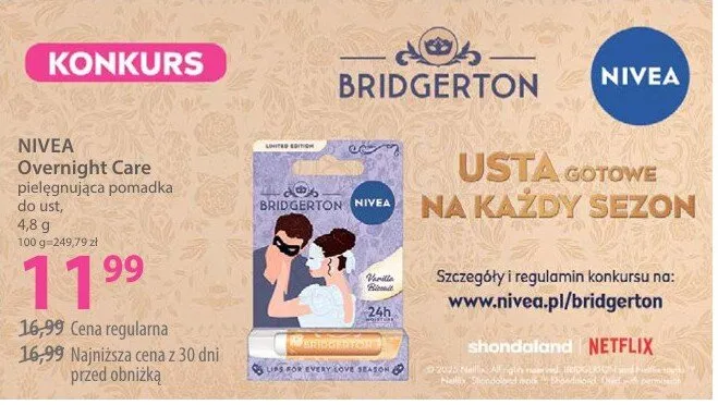 Overnight Care pielęgnująca pomadka do ust promocja w Hebe