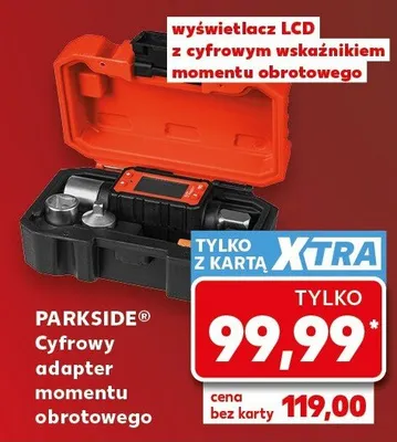 Cyfrowy adapter momentu obrotowego Parkside promocja w Kaufland