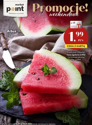 Arbuz promocja w Market Point