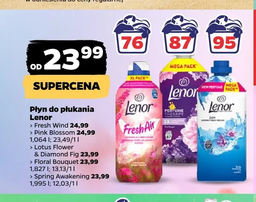 Płyn do płukania Lenor Pink Blossom promocja w Netto