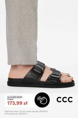 Klapki G-STAR RAW promocja w CCC