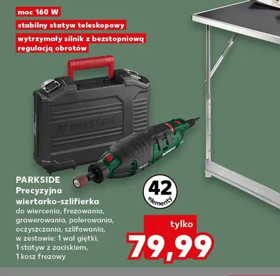 Precyzyjna wiertarko-szlifierka Parkside promocja w Kaufland