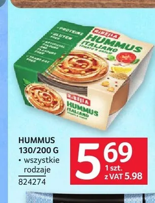 Hummus Ribella promocja w Selgros