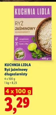 Ryż jaśminowy długoziarnisty promocja w Lidl