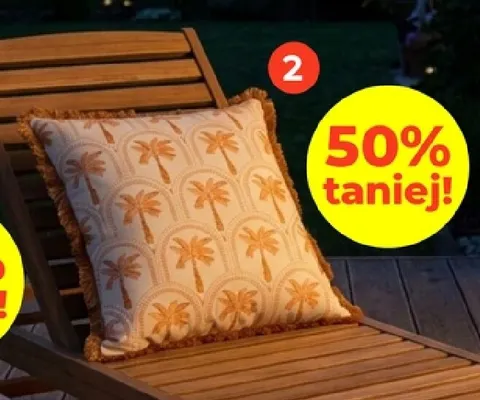 Poduszka dekoracyjna zapinana na zamek błyskawiczny promocja w Dealz