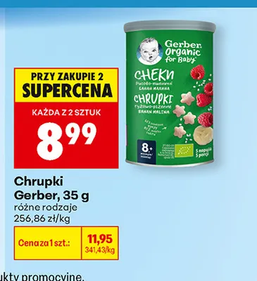 Chrupki Gerber promocja w Biedronka
