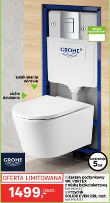 Przycisk SOLIDO EVEN promocja w Leroy Merlin